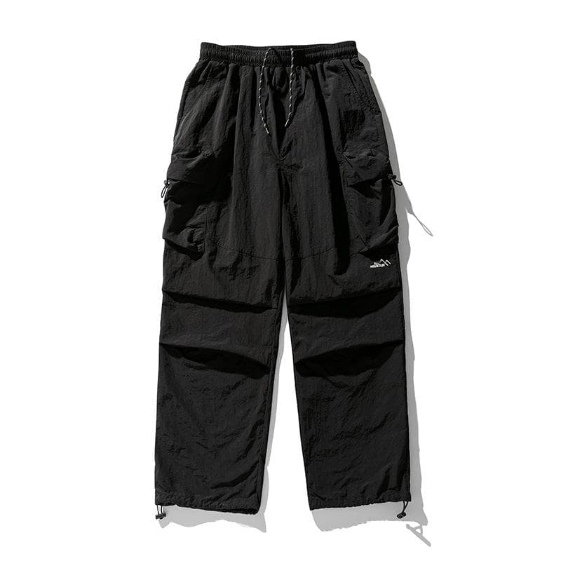 Outdoor Waterproof Double Knee Parachute Soldier Pants, Winter Functional Three-dimensional Pocket Workwear, Casual Pants for Men M