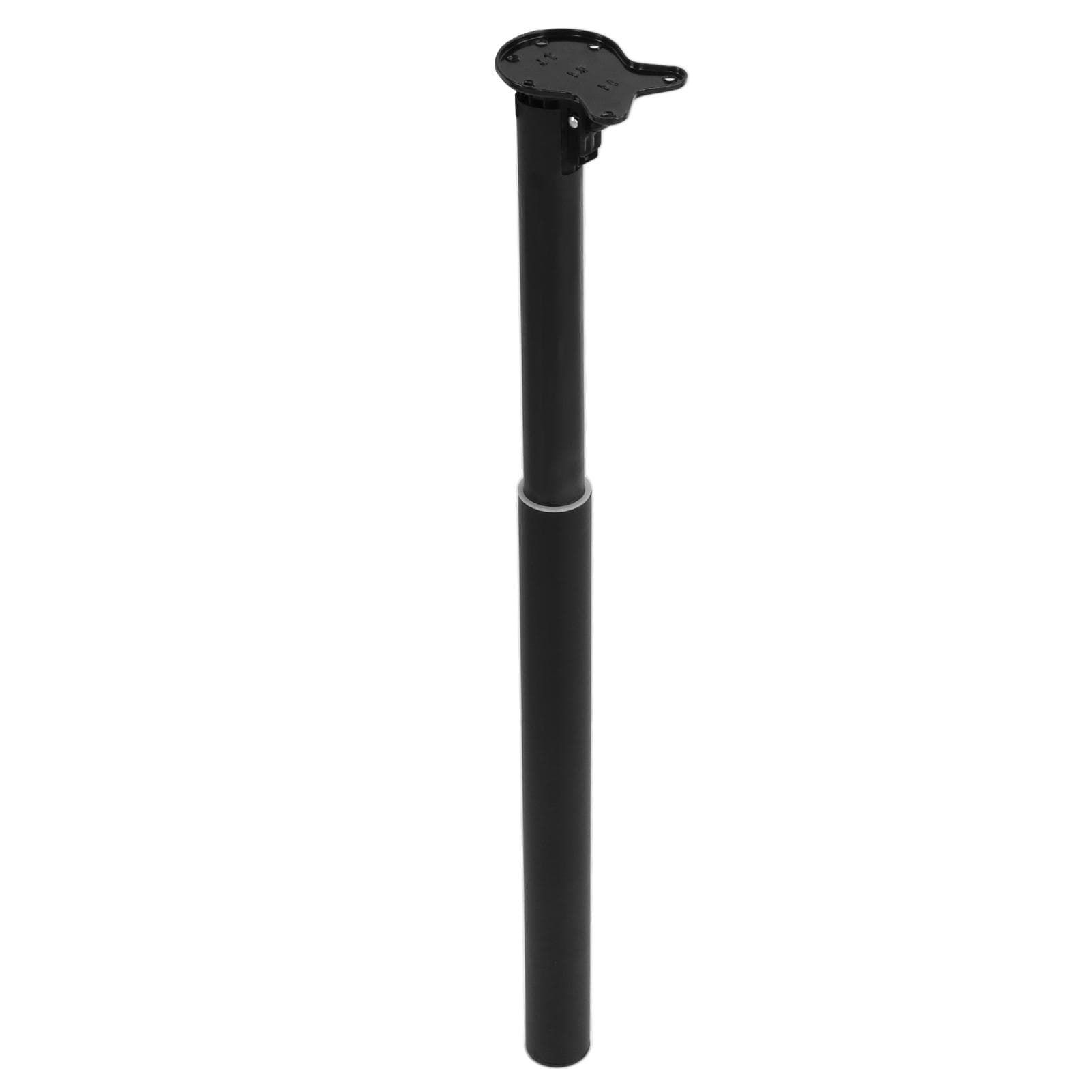 Adjustable Desk Leg Foldable Table Lifting Support Black Stainless Steel Shock Proof for RVs Yachts