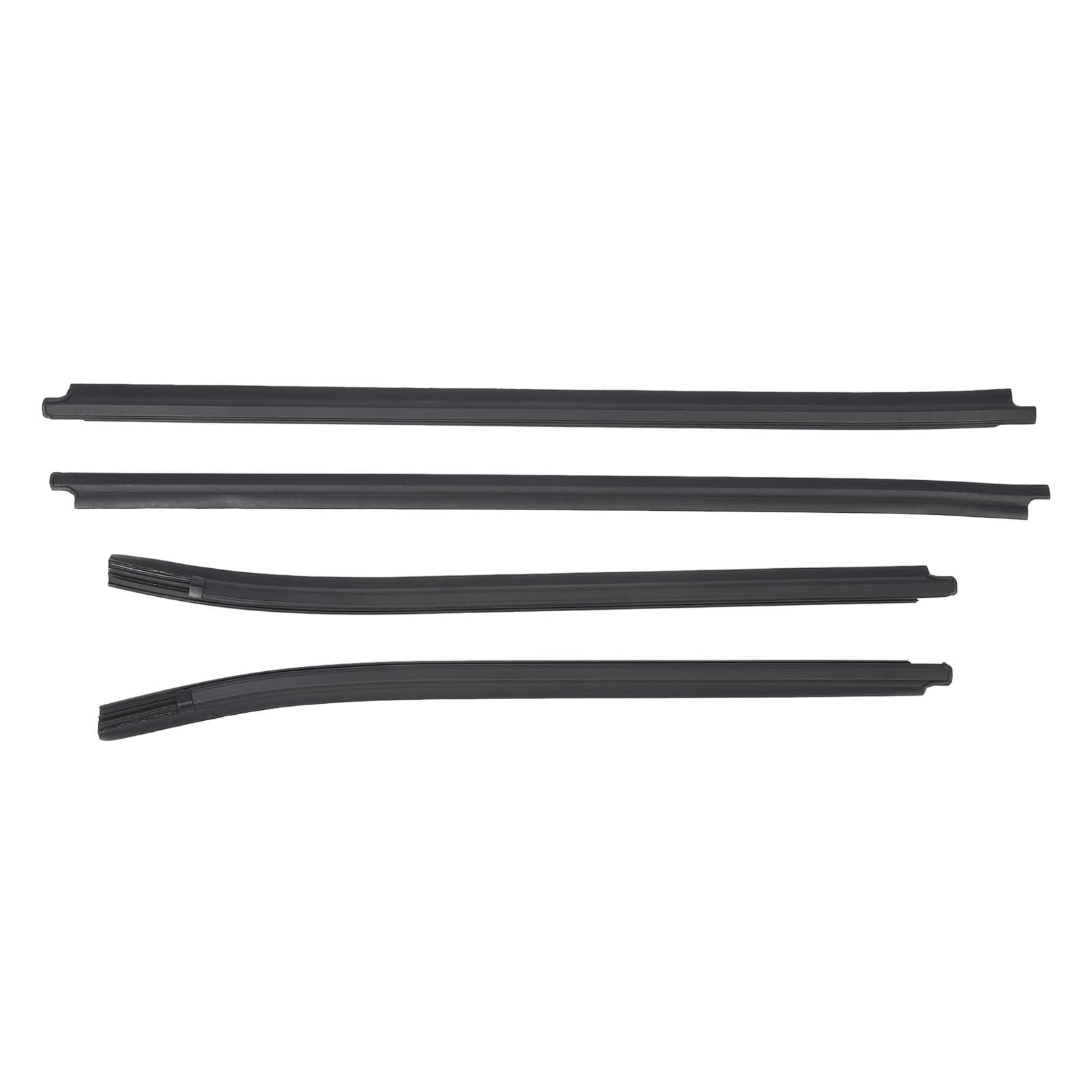 4PCS Window Moulding Trims Rubber 68161 0K010 Replacement for Toyota Hilux SR5 VIGO MK6 PICKUP 2005