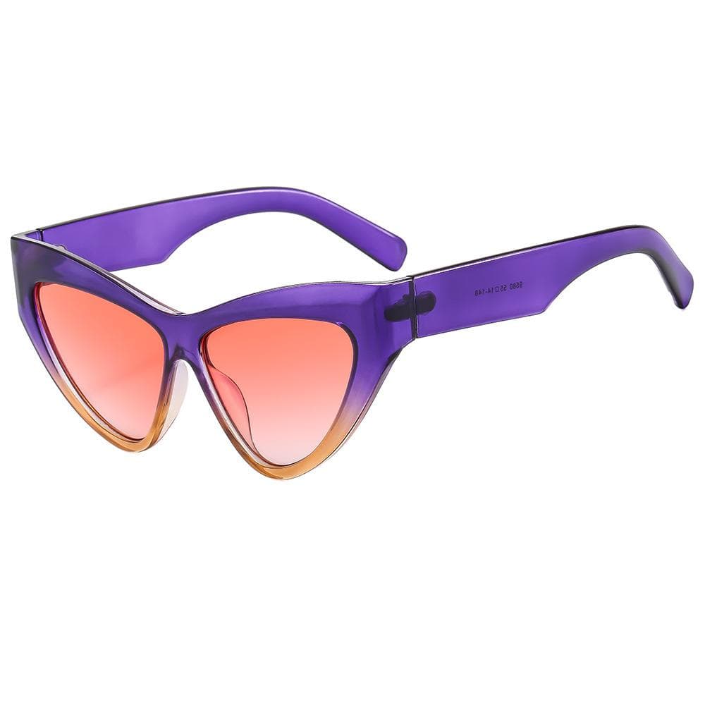 New Cat Eye Sunglasses Women Vintage Luxury Designer UV400 Protection Female Sun Glasses Gafas Eyewear Oculos de Sol as picture