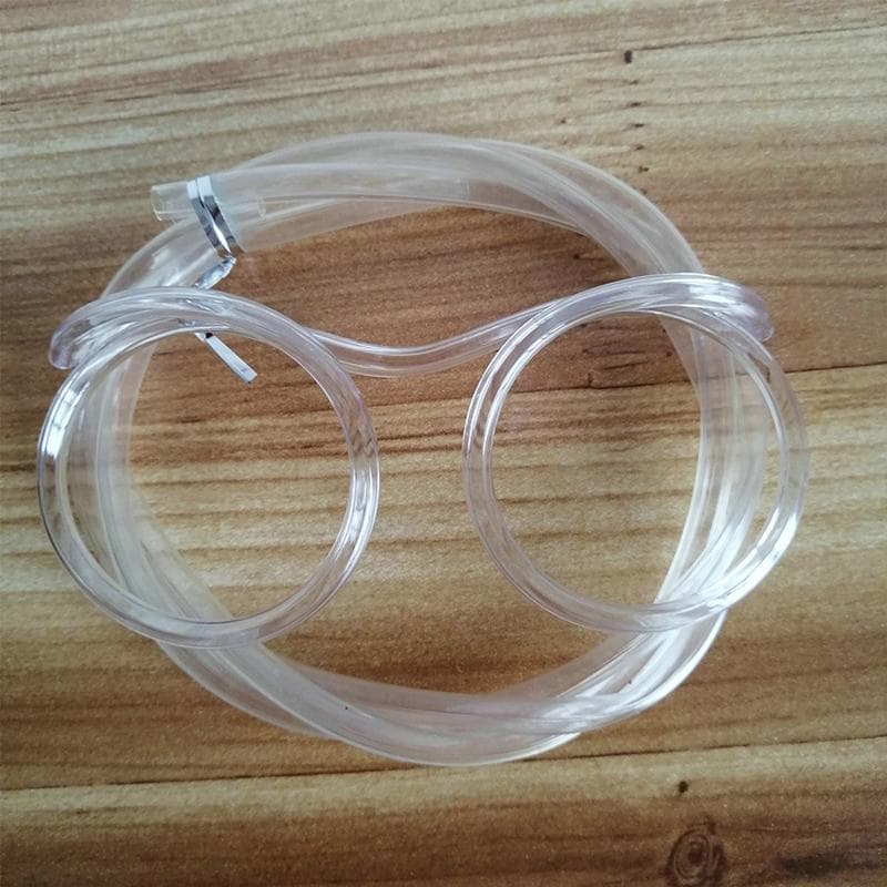 Colorful Straw Glasses Flexible Drinking Straws Tube Tools Kids Party Bar Supplies transparent