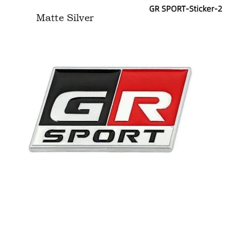 3D Metal GR Sport Logo Car Sticker Labeling Emblem Badge Decals Accessories GR SPORT-Sticker-2