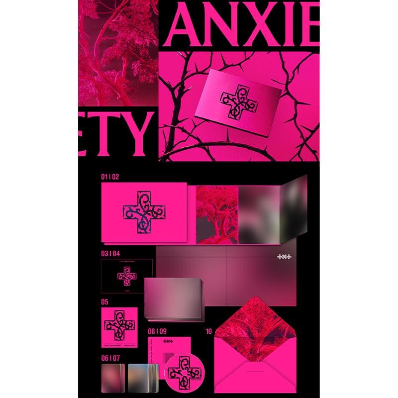 [Pre-order] TXT - [7TH YEAR: When the Wind Stops in the Thorns] (Online Benefit) [NO POB] ANXIETY Ver.