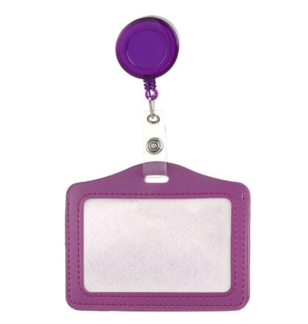 Fashion PU Credit Card Badge Holder Lanyards Badge Holder Nurse Name Tag Id Badge Holder Card Holder