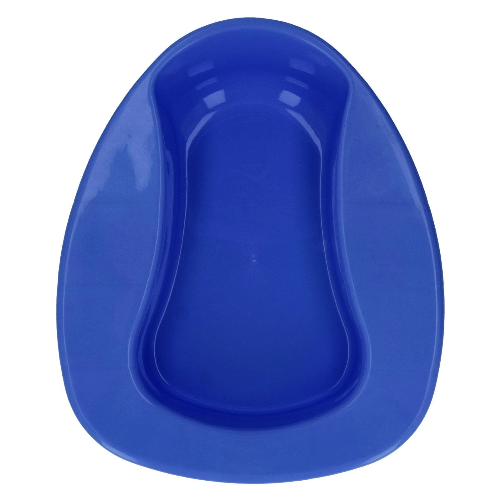 Large Bed Pan Nursing Thicken 10 Degree Slope Bedridden Bedpan for Elderly Pregnant Women Dark Blue dark blue