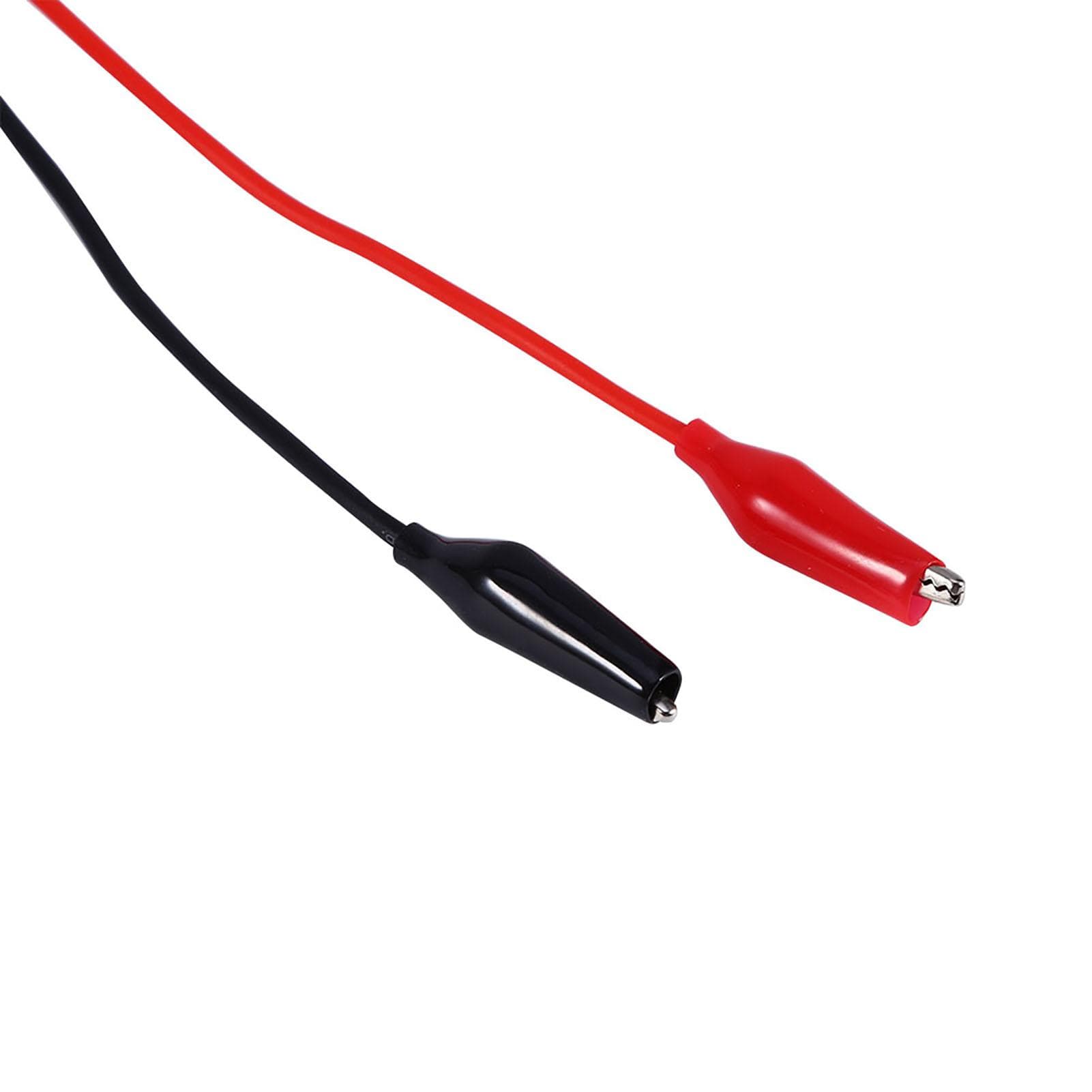 USB Alligator Clips Crocodile Wire Male Female to USB Line Detector Voltage Capacity Tester