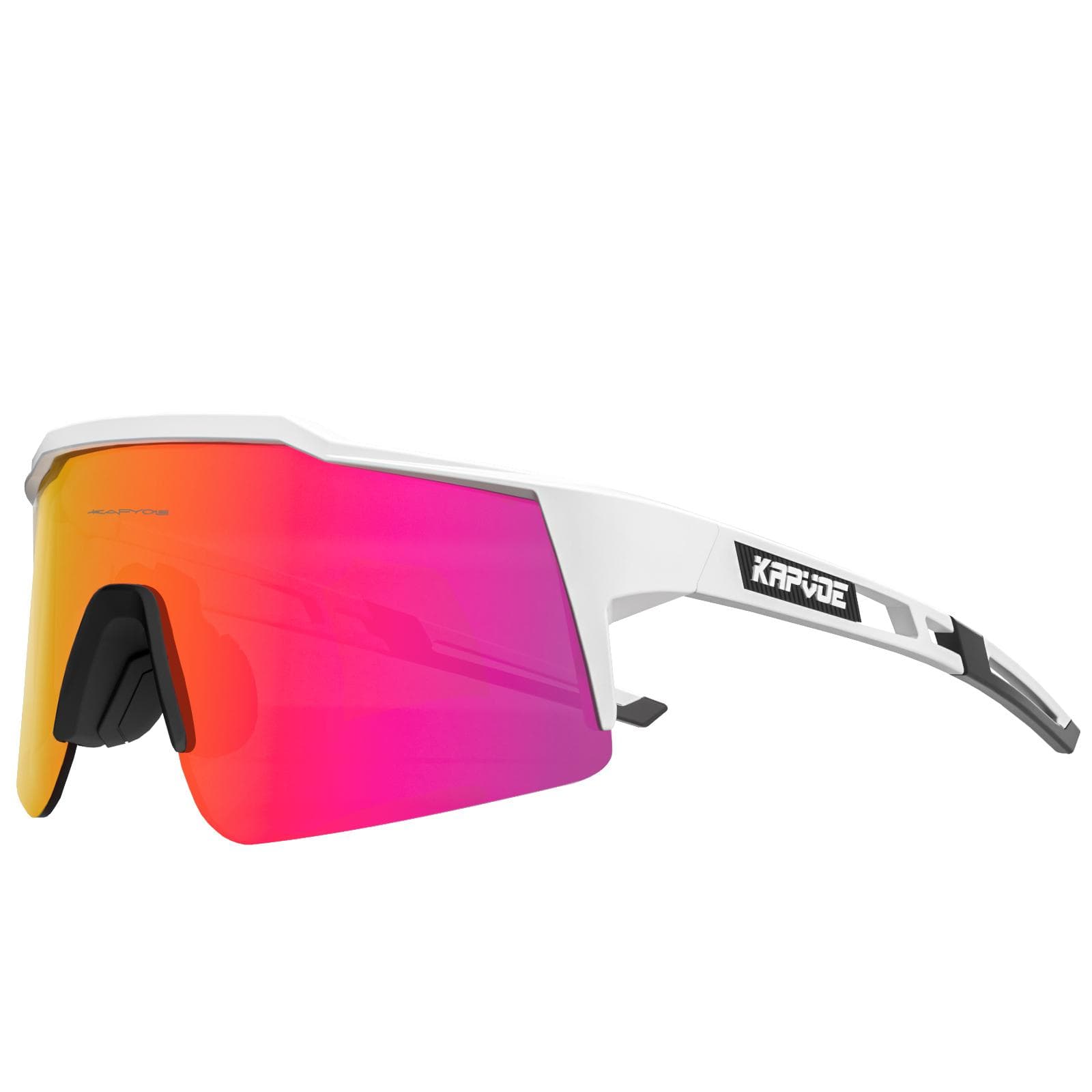 Kapvoe Cycling Sunglasses UV400 MTB Bike Glasses for Men Women Outdoor Sport Goggles 1 LENS
