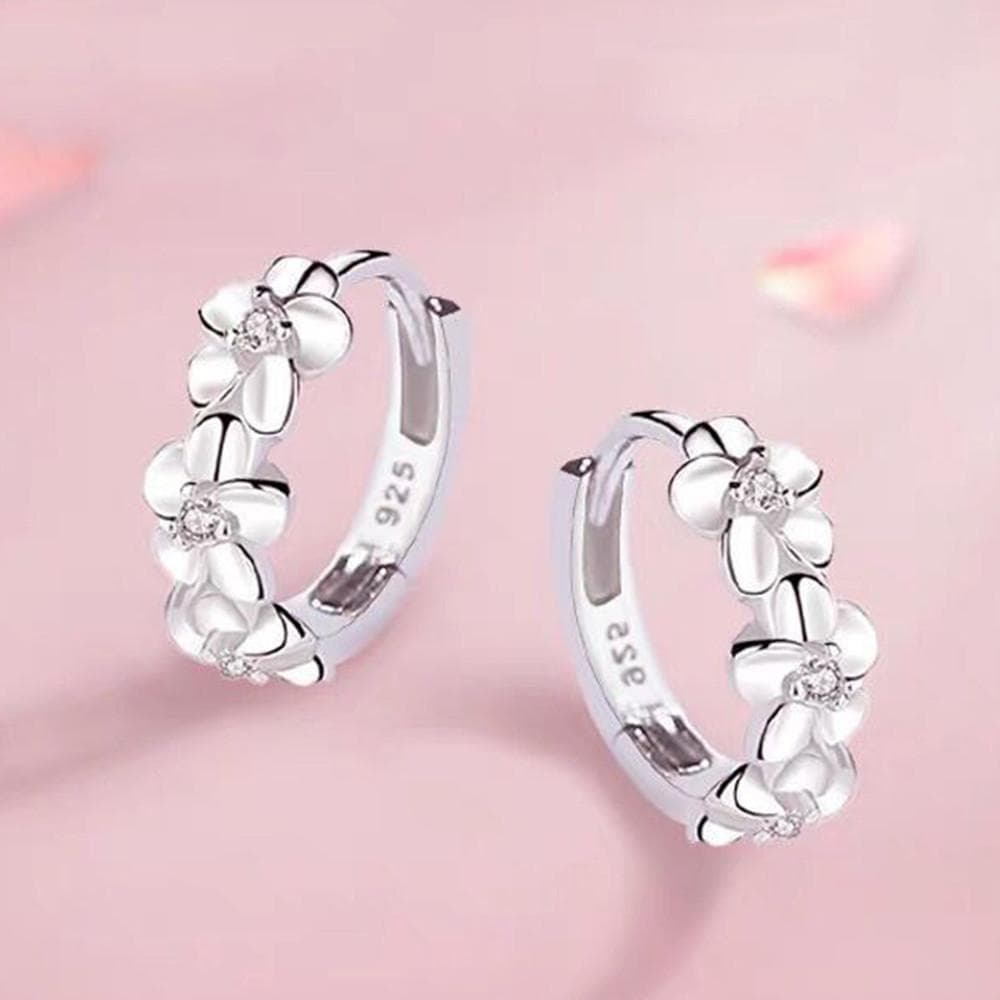 925 Sterling Silver AAA Zircon Earrings Party Gifts Beautiful Jewelry ME418