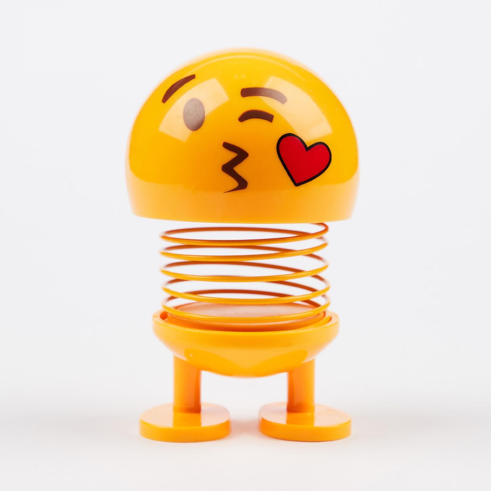 Spring Bobble Head Toy Cute Face Car Emotion Doll Interior Decoration for Car DashboardNo.14