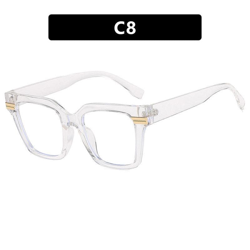 1PC New Square Frame Sunglasses Fashion Ins Glasses Female Concave Design Stylish UV Protection