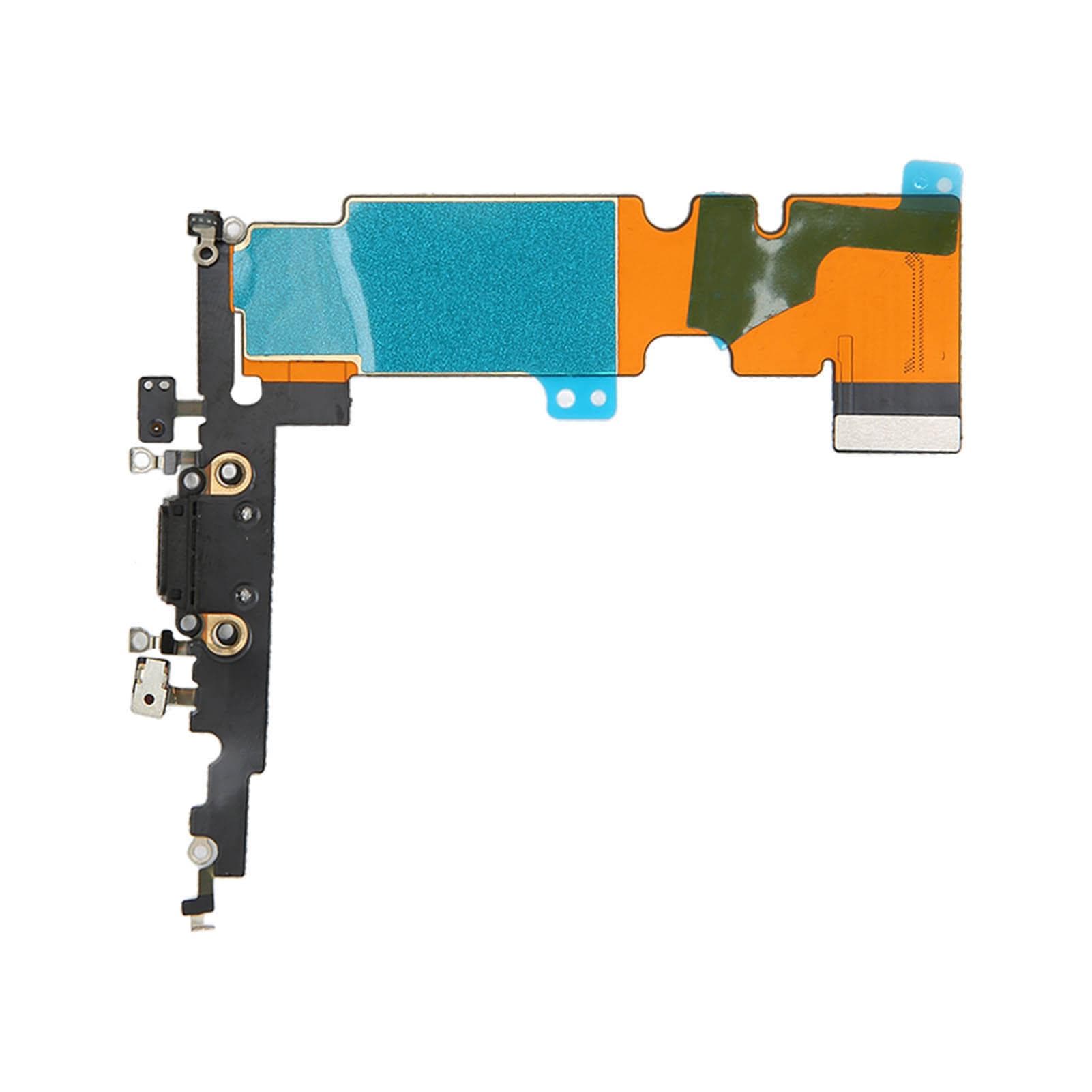 USB Charging Flex Cable Phone Charging Port Connector Flex Cable Replacement for IPhone 8 PlusBlack black
