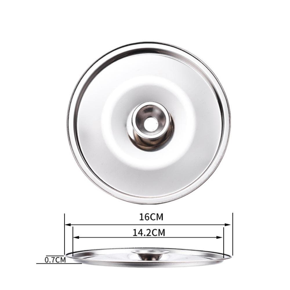 Stainless Steel Lid Pot Cover 10-24cm Saucepan Cover New Kitchen Food Lid  Kitchen Supplies 16cm