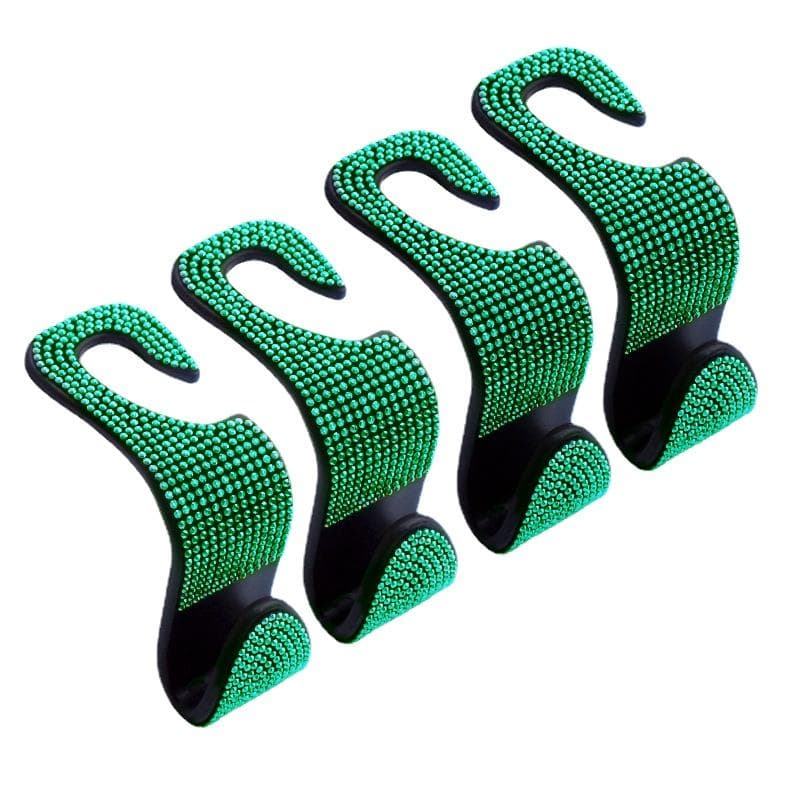 1/2/4Pcs Universal Auto Seat Headrest Hook Storage Hanger Car Vehicle Back Seat Organizer Holder Car Interior Accessories 4pcs