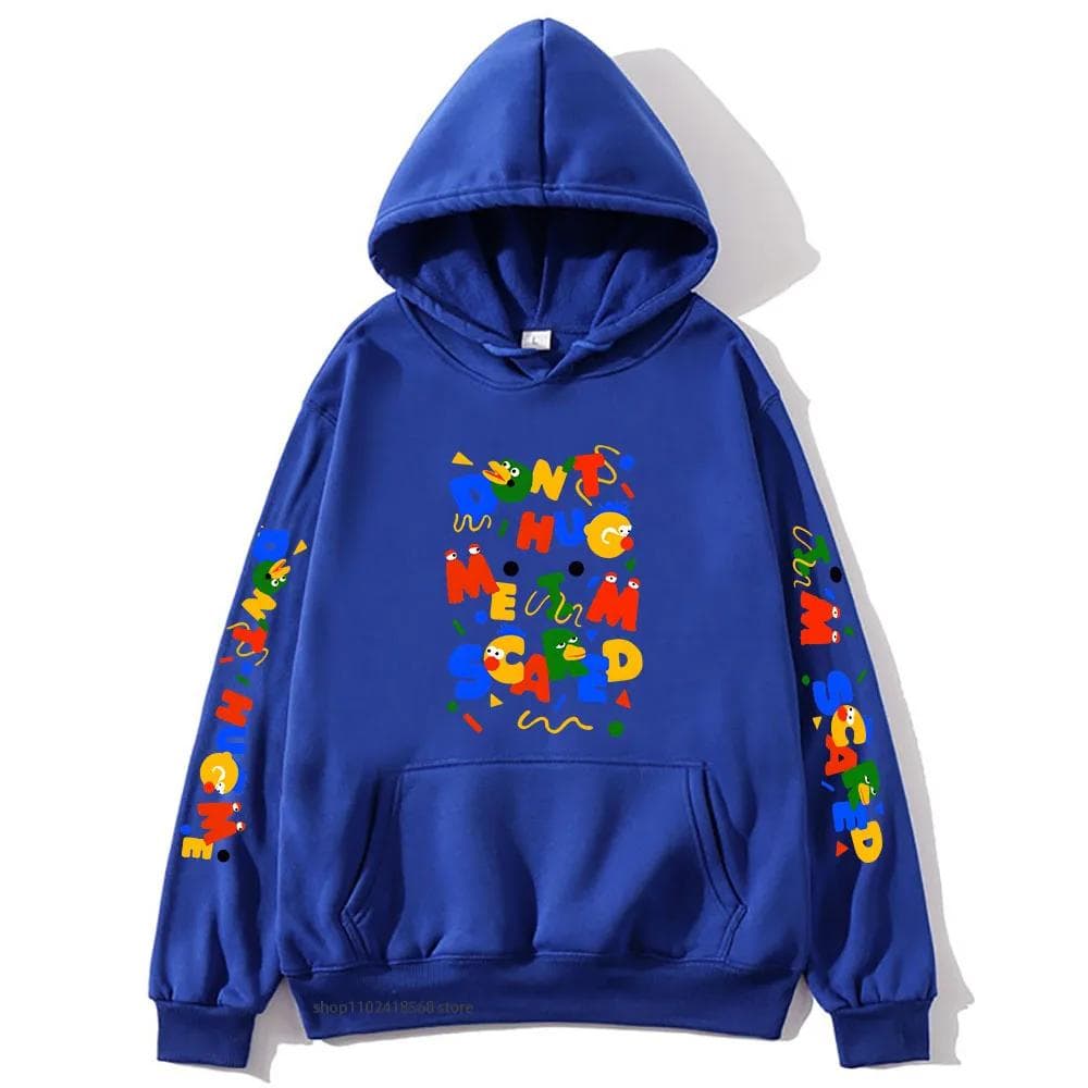 Cartoon Graphic Dont Hug Me Im Scared Hoodies Men's Sweatshirts Unisex Sudaderas for Women Clothing Harajuku Top Y2k Clothes XL
