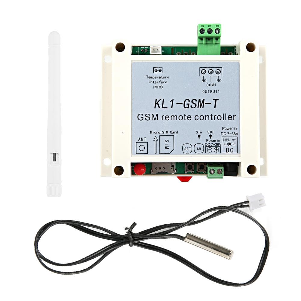 736VDC Monitoring Remote Controller GSM Temperature Thermostat Control Sensor less than br more than