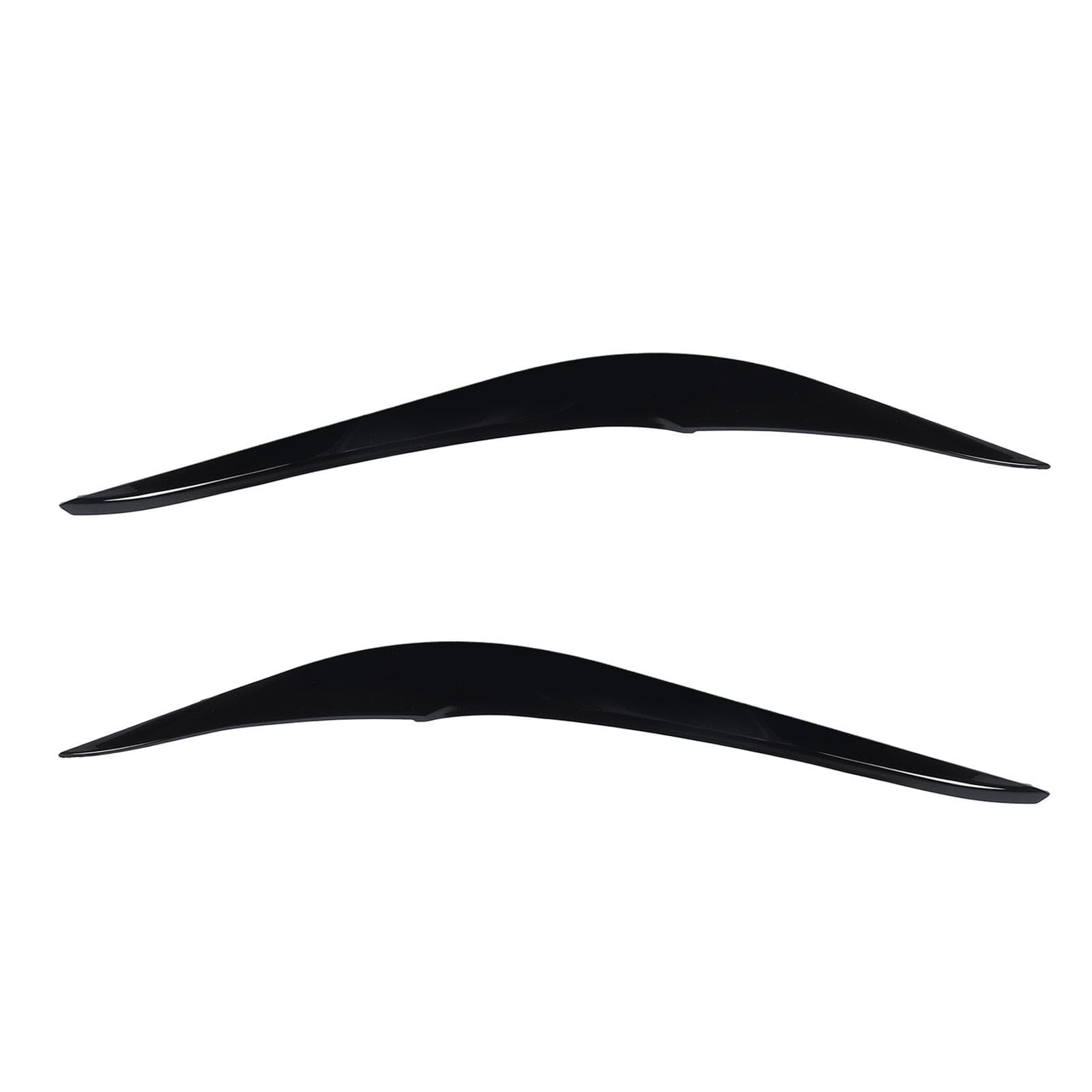 2PCS Headlight Eyebrows Left Right Quick Installation Racing Style Upgrade for 2 Series F22 F23 black