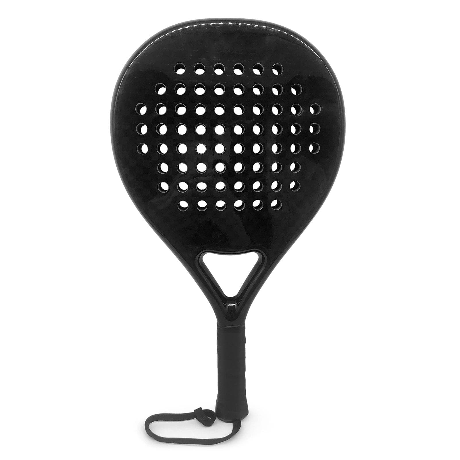 Full Carbon Fiber Padel Racket Paddleball Racquet Beach Tennis Racket black