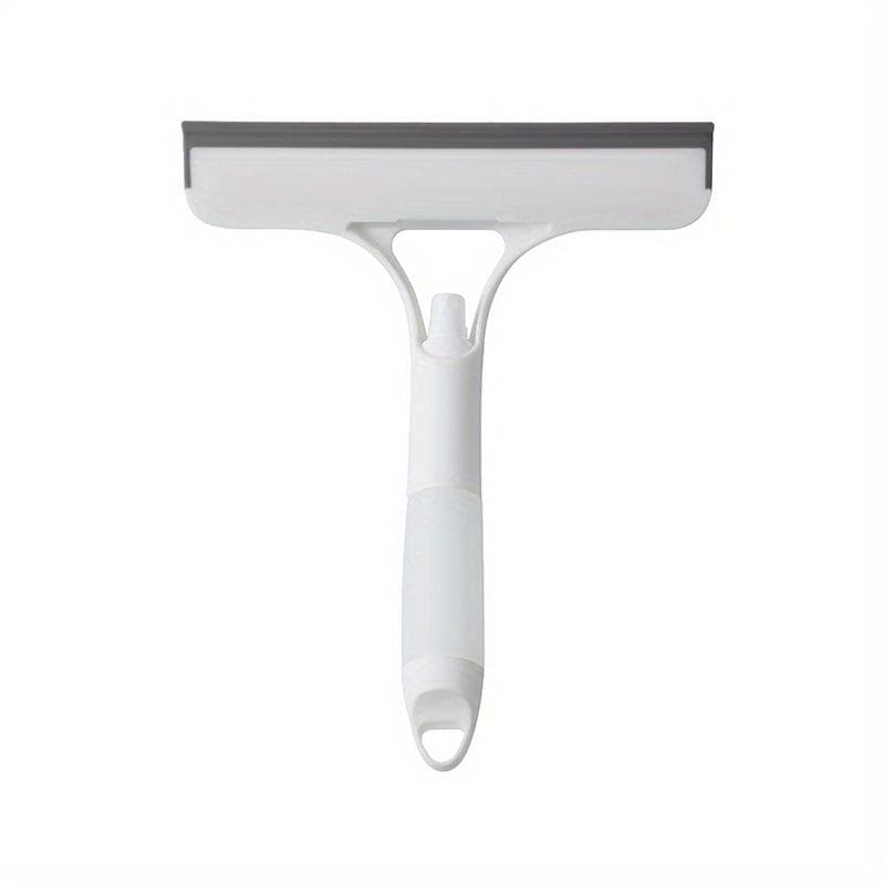 1 x 3-in-1 Window Cleaning Wiper, Glass Brush Household Cleaning Tool, Multifunctional Silicone Wiper for Windows, Glass, Shower Doors 1 white