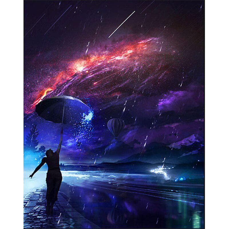 Diamond Painting Free Cross Stitch Kits Mosaic Embroidery Cross Stitch Starry Sky Picture Home Decor 20X30CM