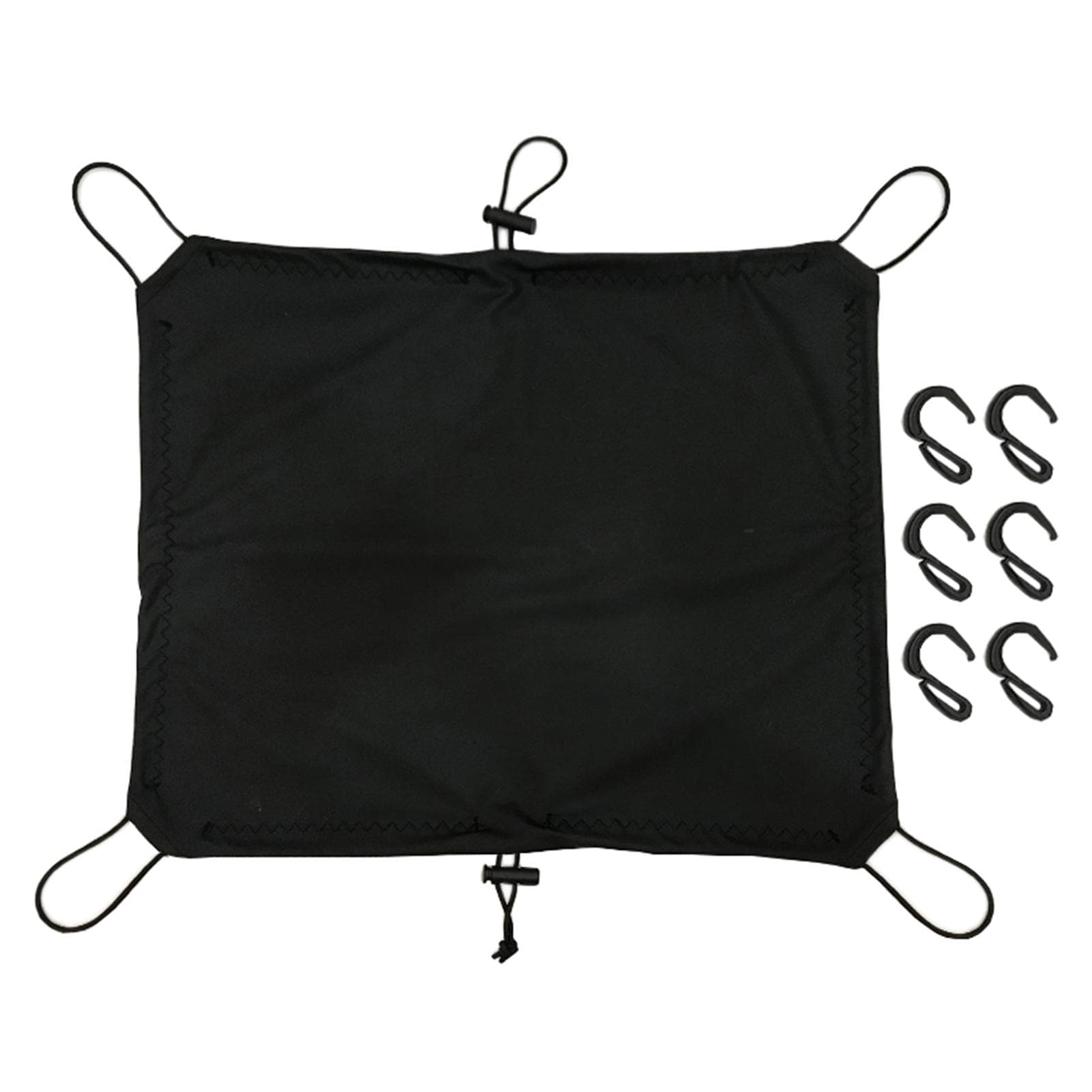 Motorcycle Rear Shelf Cover Trunk Seat Rear Rack Waterproof Luggage Cover Elastic Motorbike Luggage L black