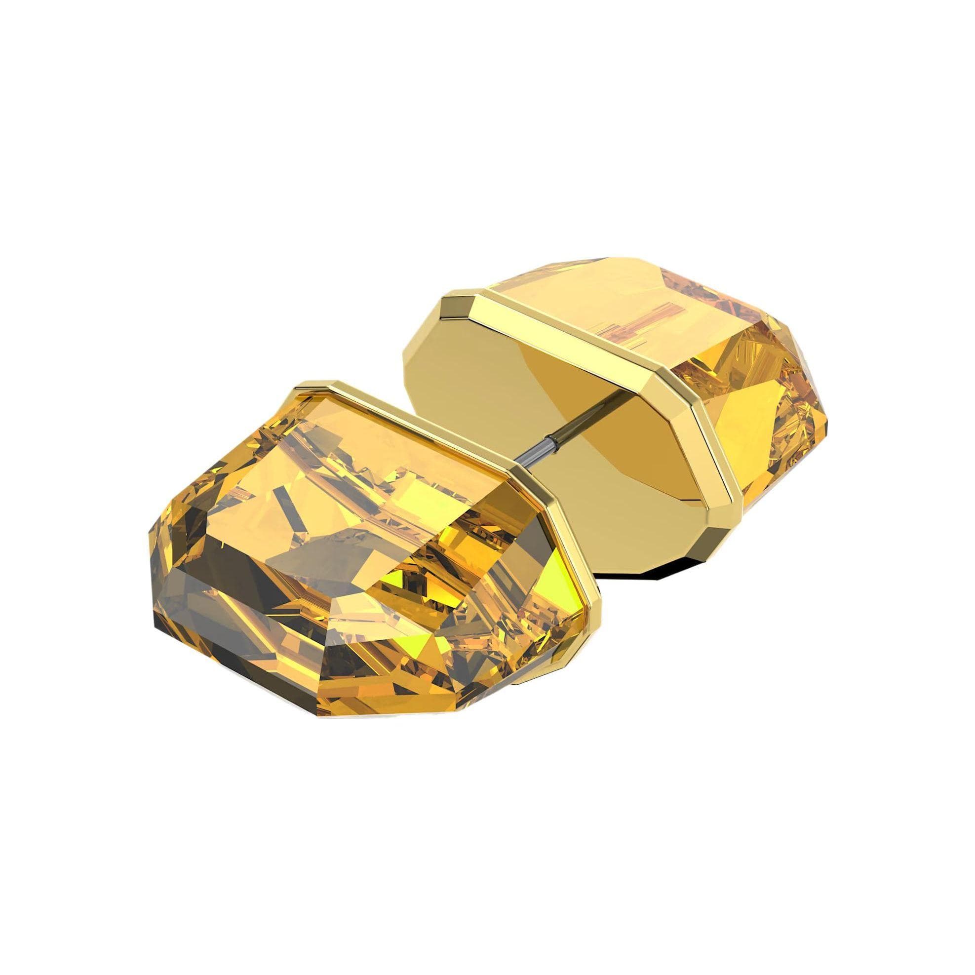 Swarovski Lucent Earring Single Rose Gold Tone Women earrings 5600253 Yellow