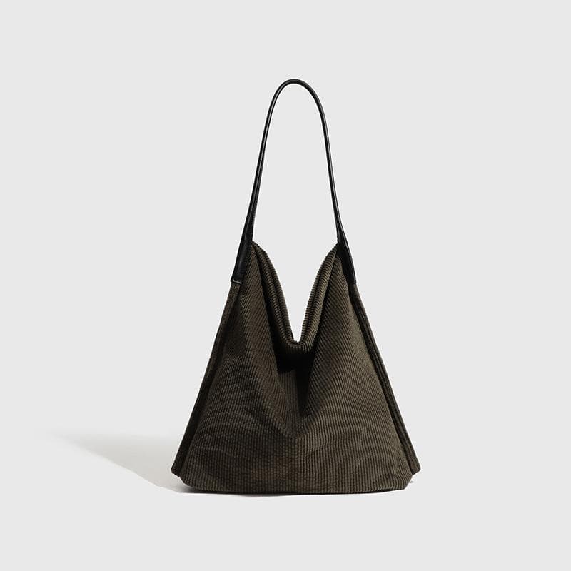 Large Capacity Casual All-in-one Simple Suede Tote Bag Women's Commuter Underarm Bag Shoulder Tote gray