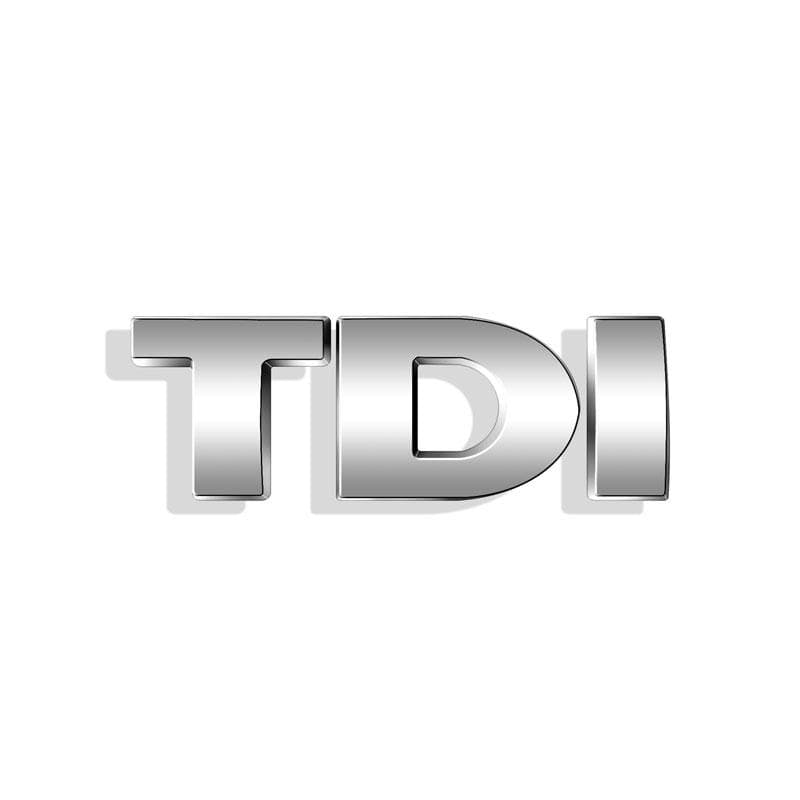 3d ABS Black Logo TDI Emblem Car Trunk Badge For Passat Jetta Touareg Tiguan Touran Golf 4 5 6 Caddy TDI Sticker Accessories