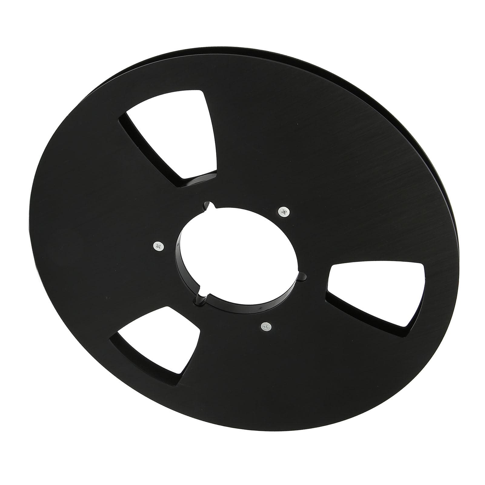 Empty Tape Reel Replacement 10 Inch Open Reel Takeup Reel for Ampex Grand Master 456 Sound Reels black