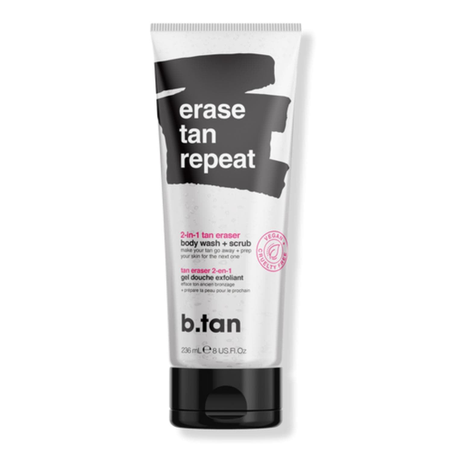 B.tan Erase Tan Repeat shower gel + tan clearing