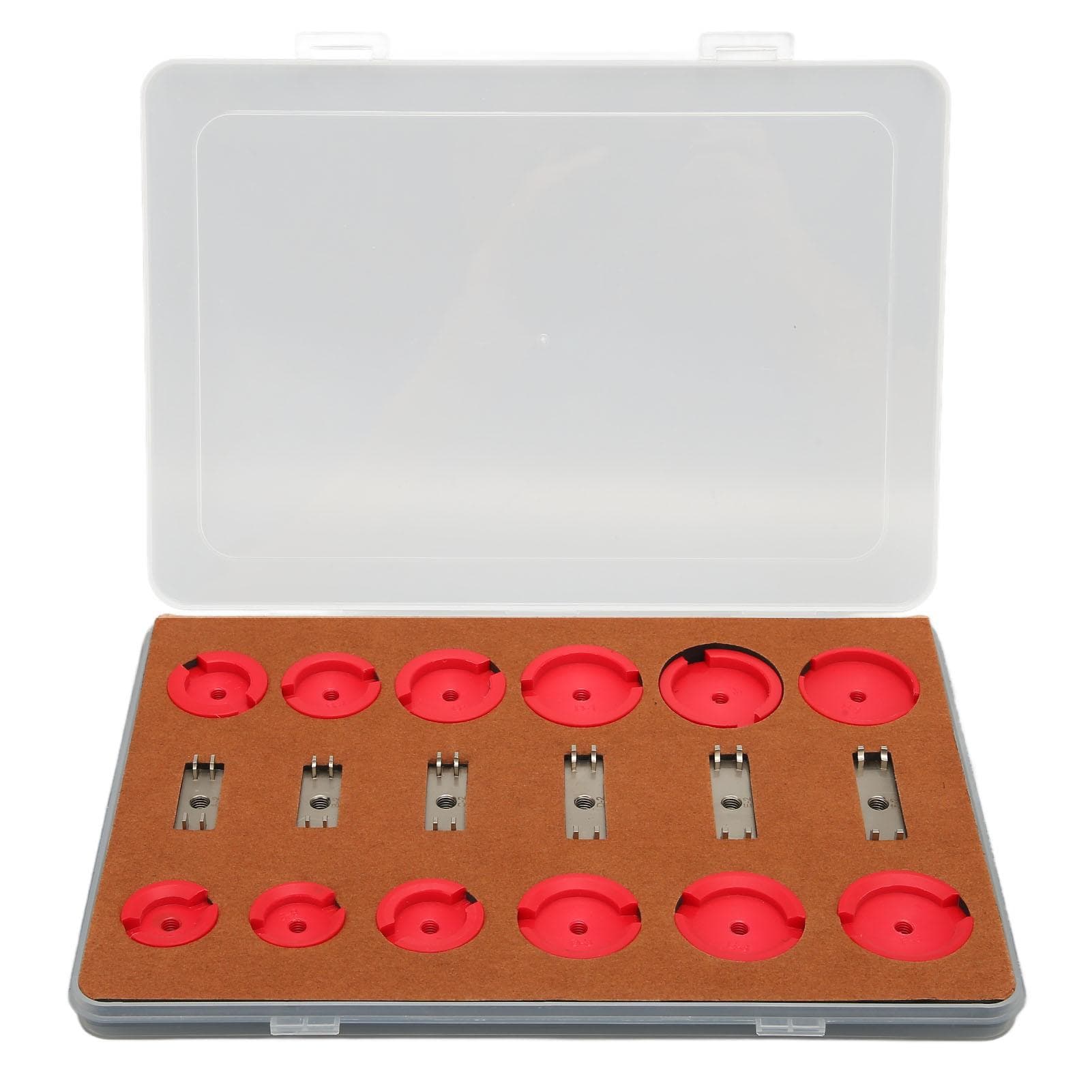 Capping Pliers Watch Capper 18 Pressed Portable Watch Case Press Dies Tool for Repairer Red