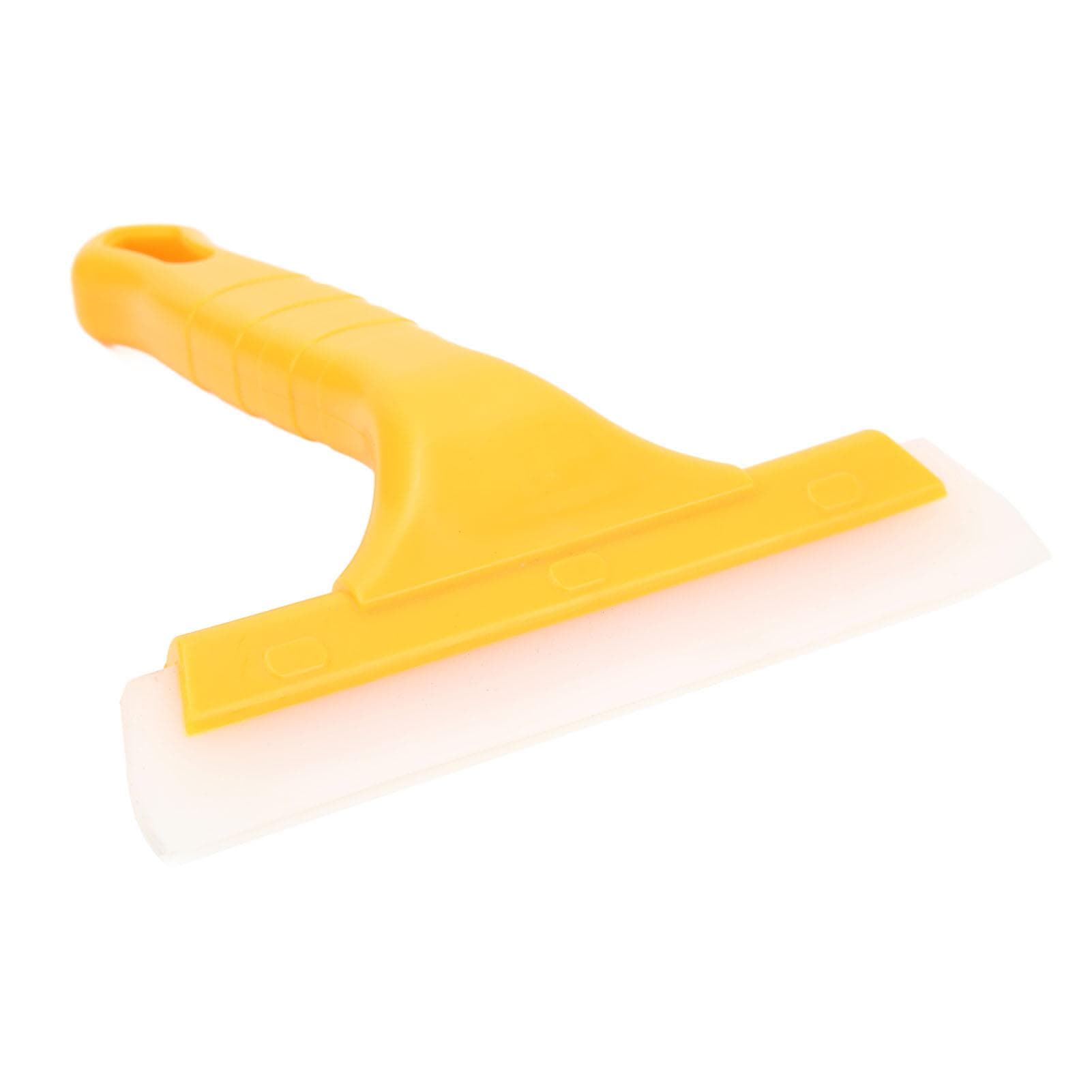 Multipurpose Squeegee Yellow Scratch Free Silicone Soft Universal for Car Window Kitchen Bathroom