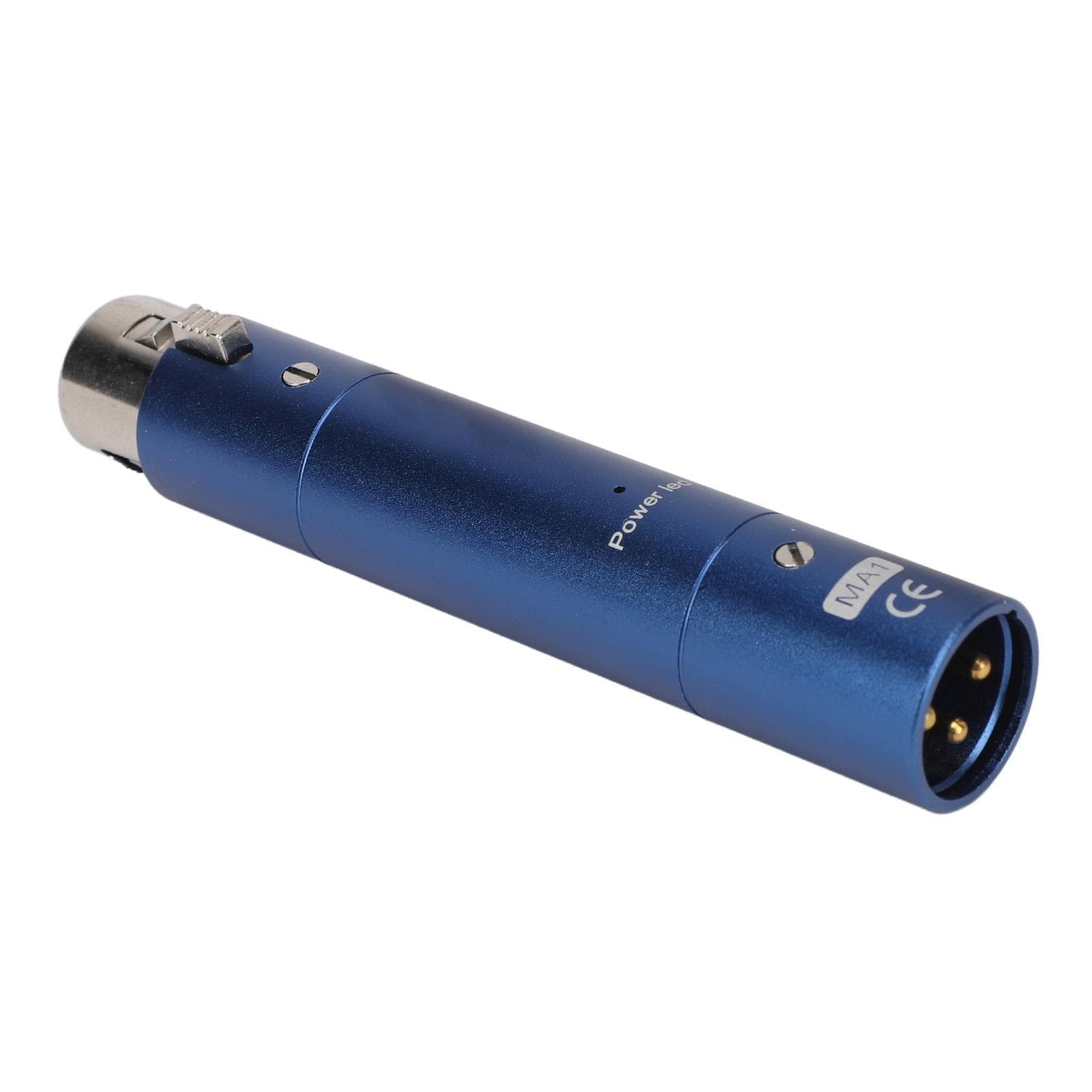Inline Microphone Preamp Lossless Amplification Dynamic Active Inline Mic Booster Preamplifier with blue