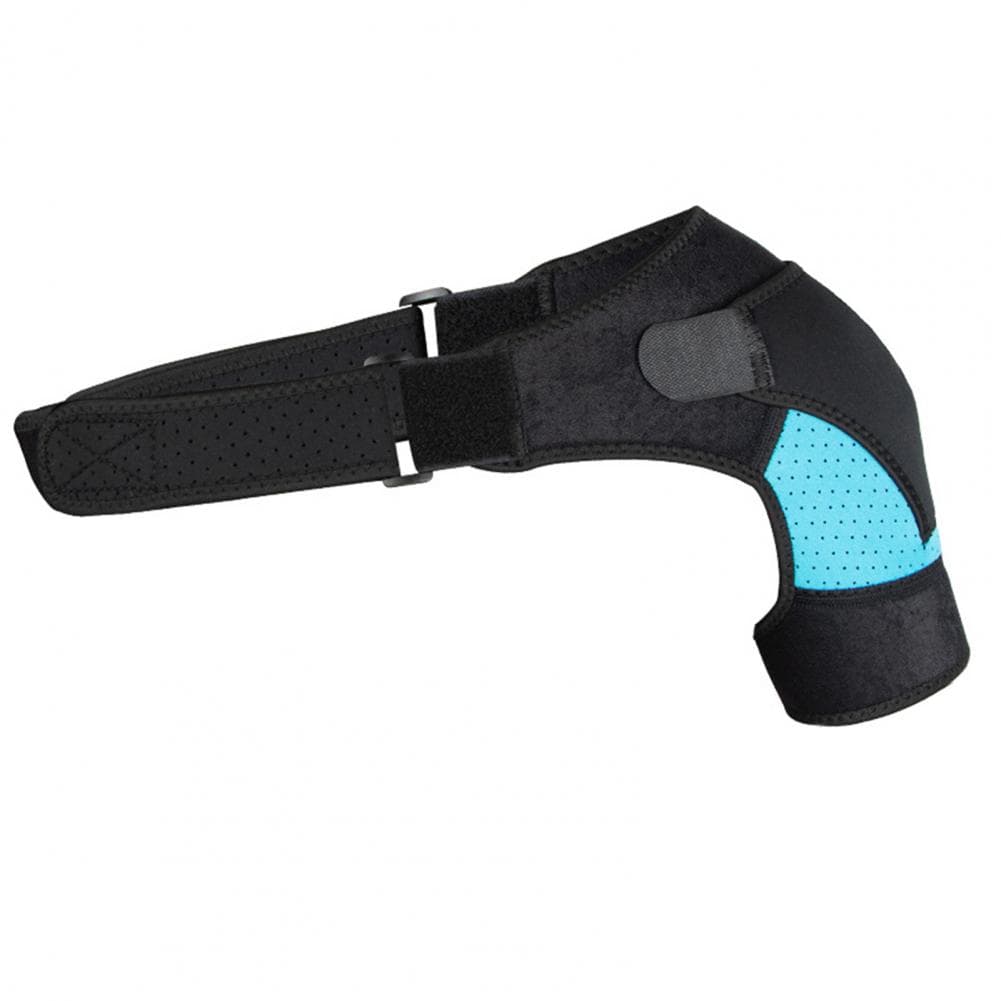 Shoulder Support Adjustable Strap Effective Lightweight Recovery Shoulder Brace for Gym blue