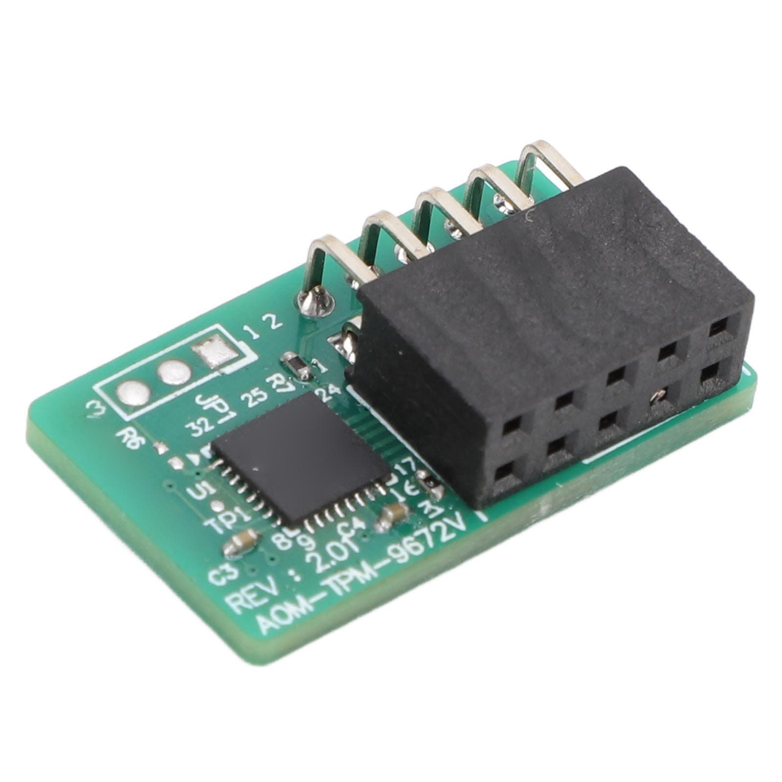 TPM 2.0 Module Trusted Platform Vertical 10Pin SPI TPM 2.0 Module for SuperMicro AOM TPM 9672V