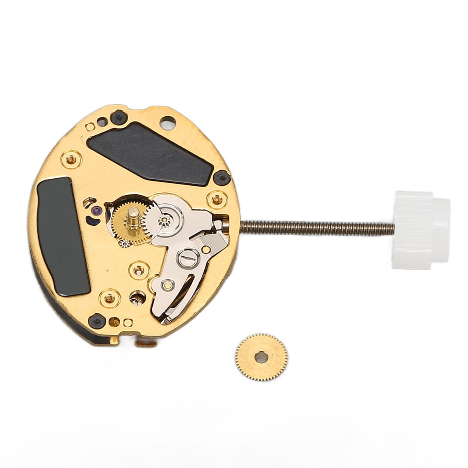 ETA 901001 Quartz Movement Golden Alloy Rhinestone Watch Movement Replacement Repair Parts