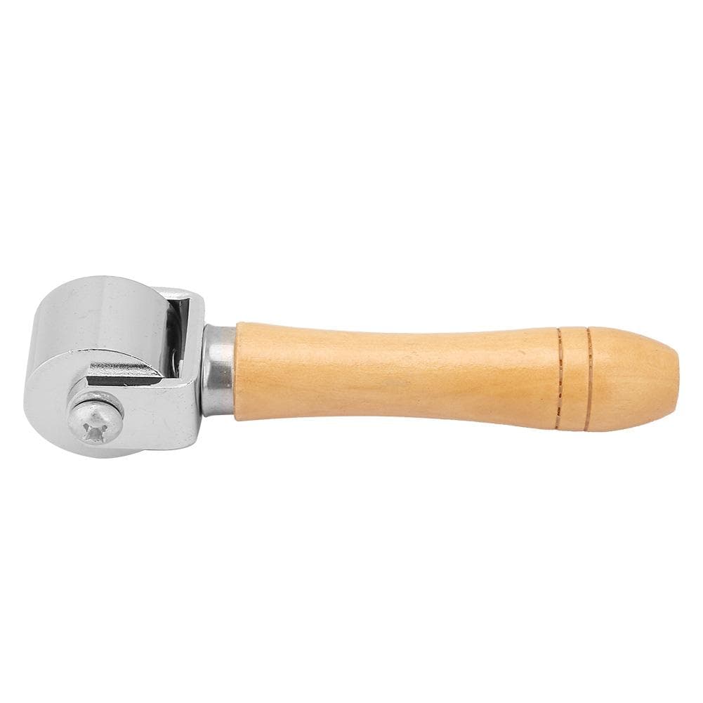 DIY Leather Handwork Smoother 35mm Leather Roller Tool Leathercraft Edge Creaser(Medium) S