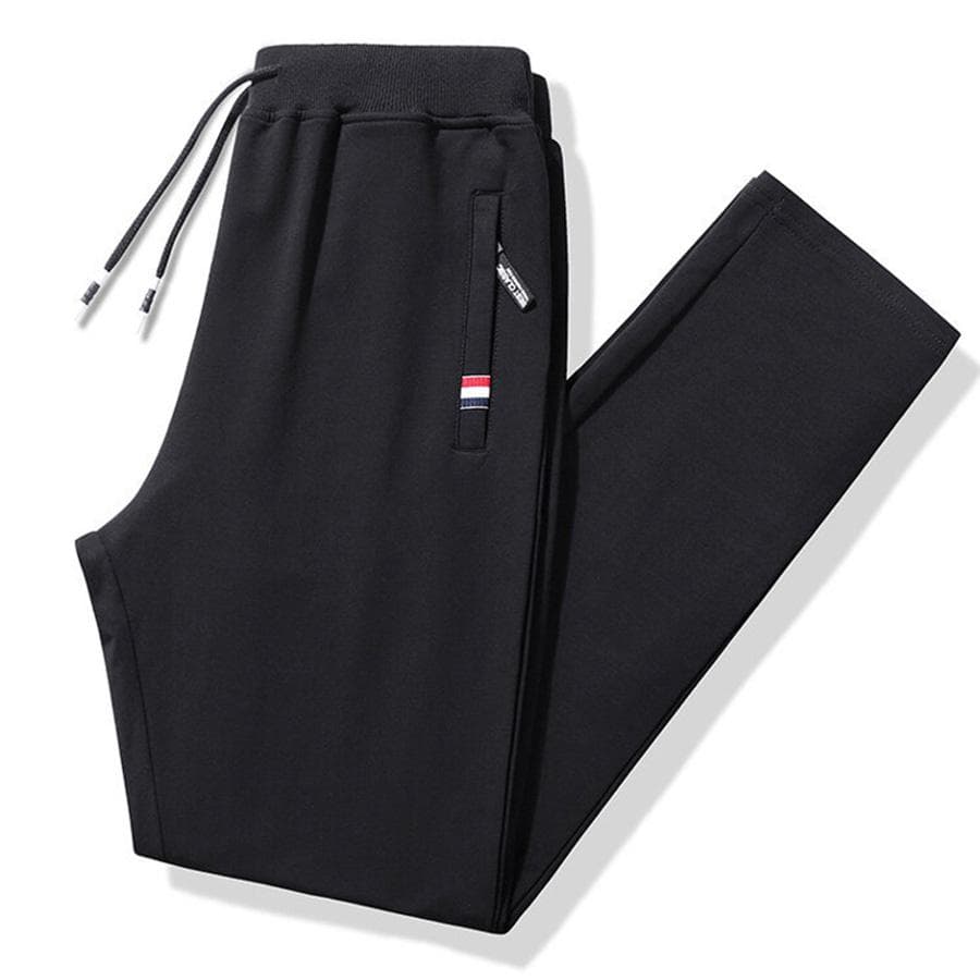 Sweatpants Men Loose Straight Spring And Fall Casual Pants Large Size Sweat Pants Men's Pants 4XL black