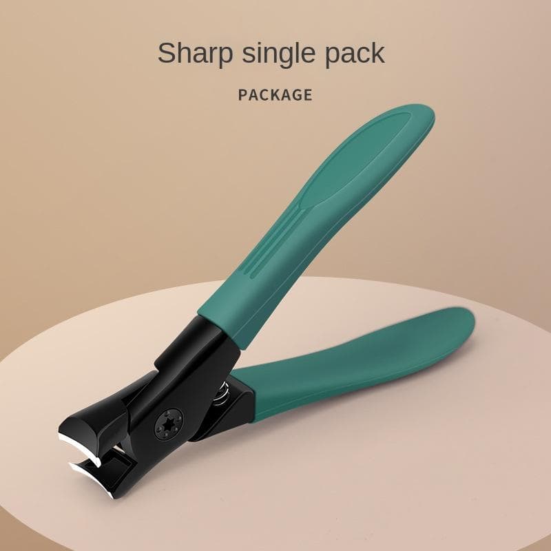 New Anti-splash Nail Clippers, Special Nail Clippers For Thick and Hard Nails, Large Household Nail Clippers green