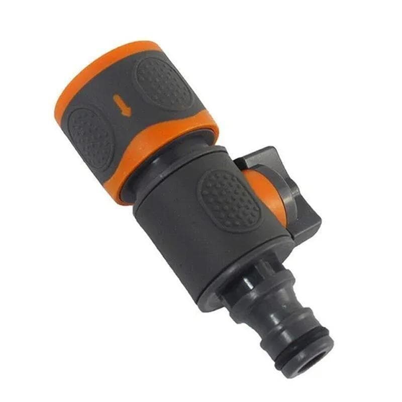 1Pc Garden Hose Quick Connector Shut Off Valve 16mm 1/2'' 3/4'' Home Watering Irrigation Coupling Adapter Car Washing Fittings 1pc