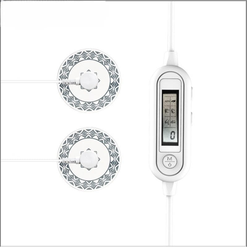Mobile Phone Wire-controlled Massager with Display Screen Mobile Phone Massage Cable Mobile Phone Wire-controlled Cervical Spine Massager white
