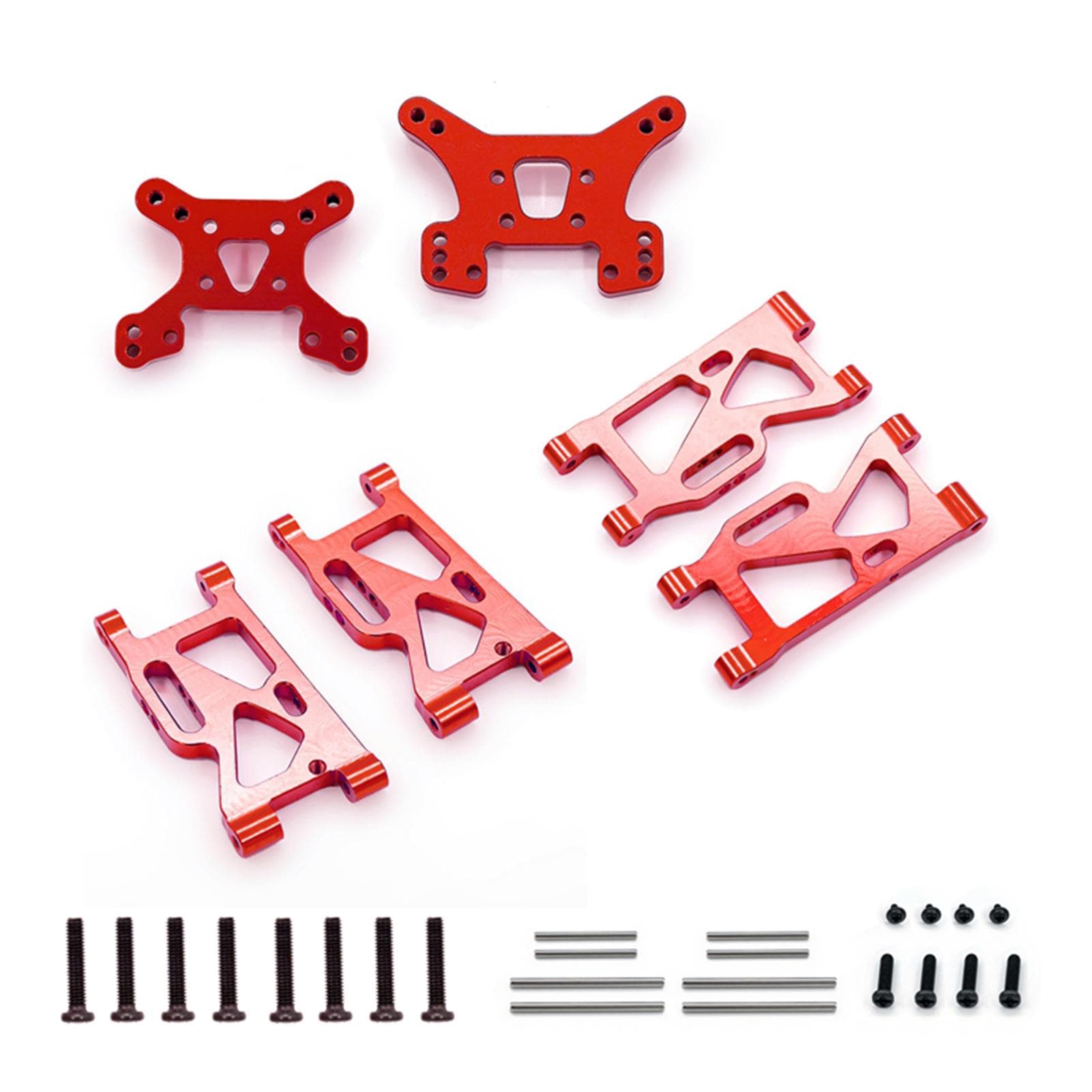 Suspension Arm Front Rear Swing Arms for WLtoys 1/14 144001 RC Car Upgrades Parts Accessories red