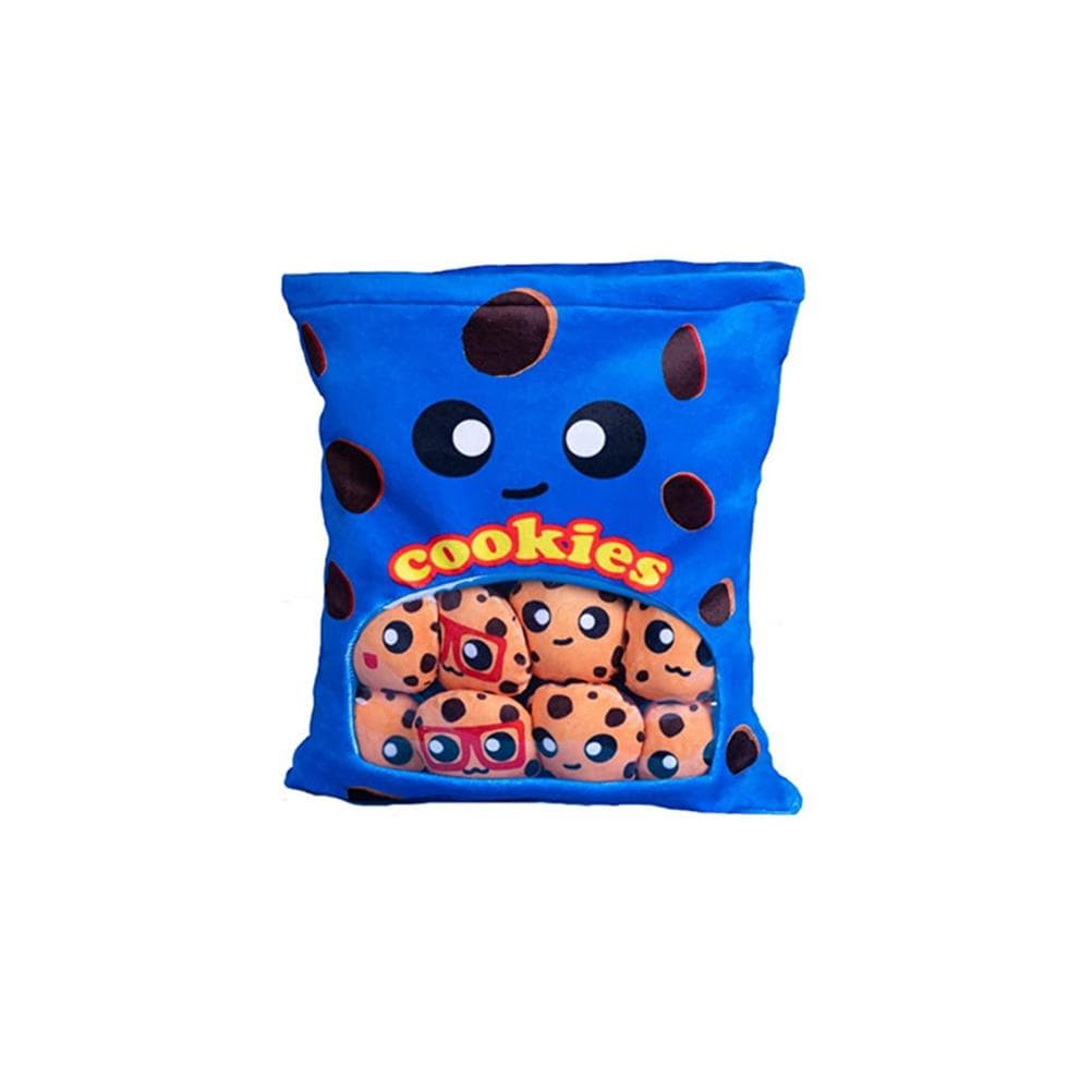 Cheese Puff Plush Toy Soft Cheesy Puff Plush Toy Puff Balls Cute Snack Filled Pillow Small Plush