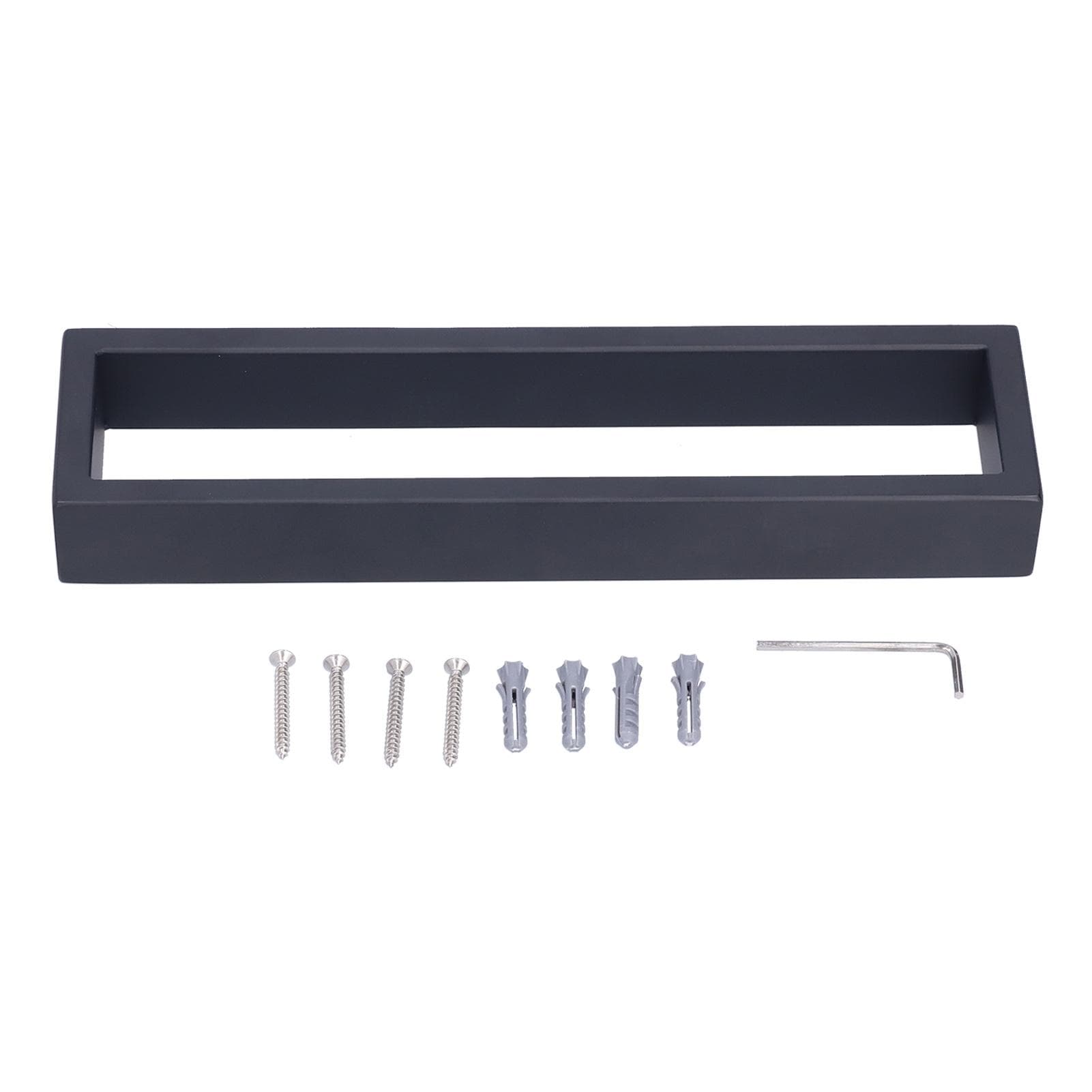 European Simple Style Stainless Steel Towel Holder Brushed WallMounted Towel Rack for Home Bathroom