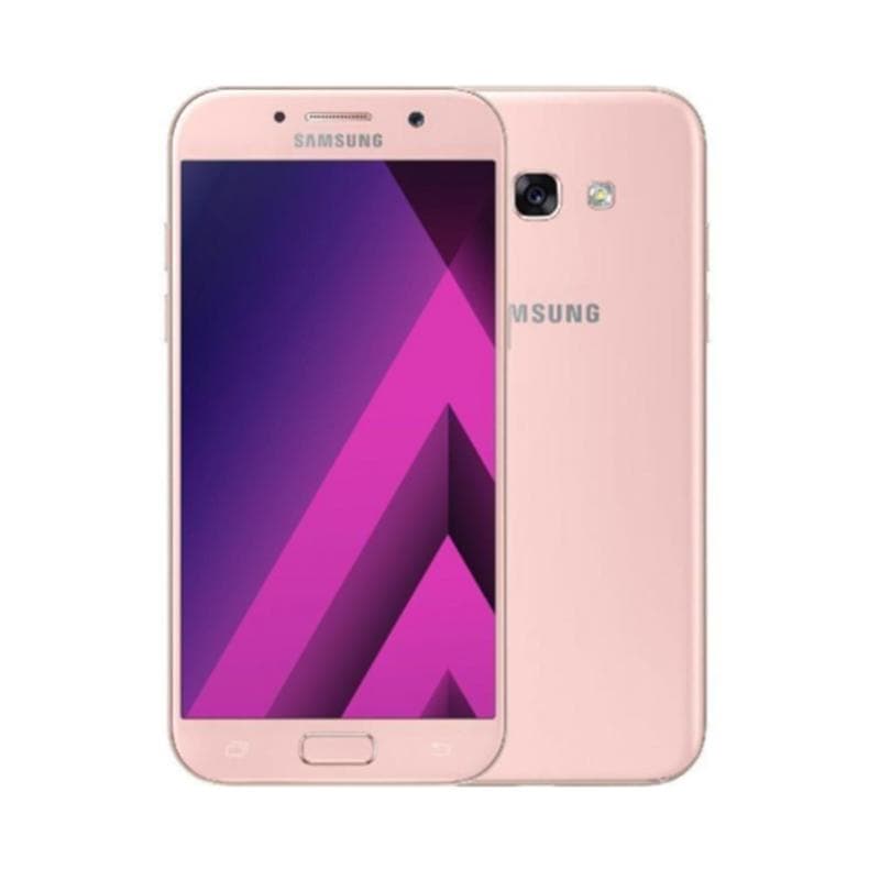 Refurbished Samsung Galaxy A5 (2017) A520F 3GB RAM 32GB ROM Mobile Phone With 1/2 SIM Simple Set pink