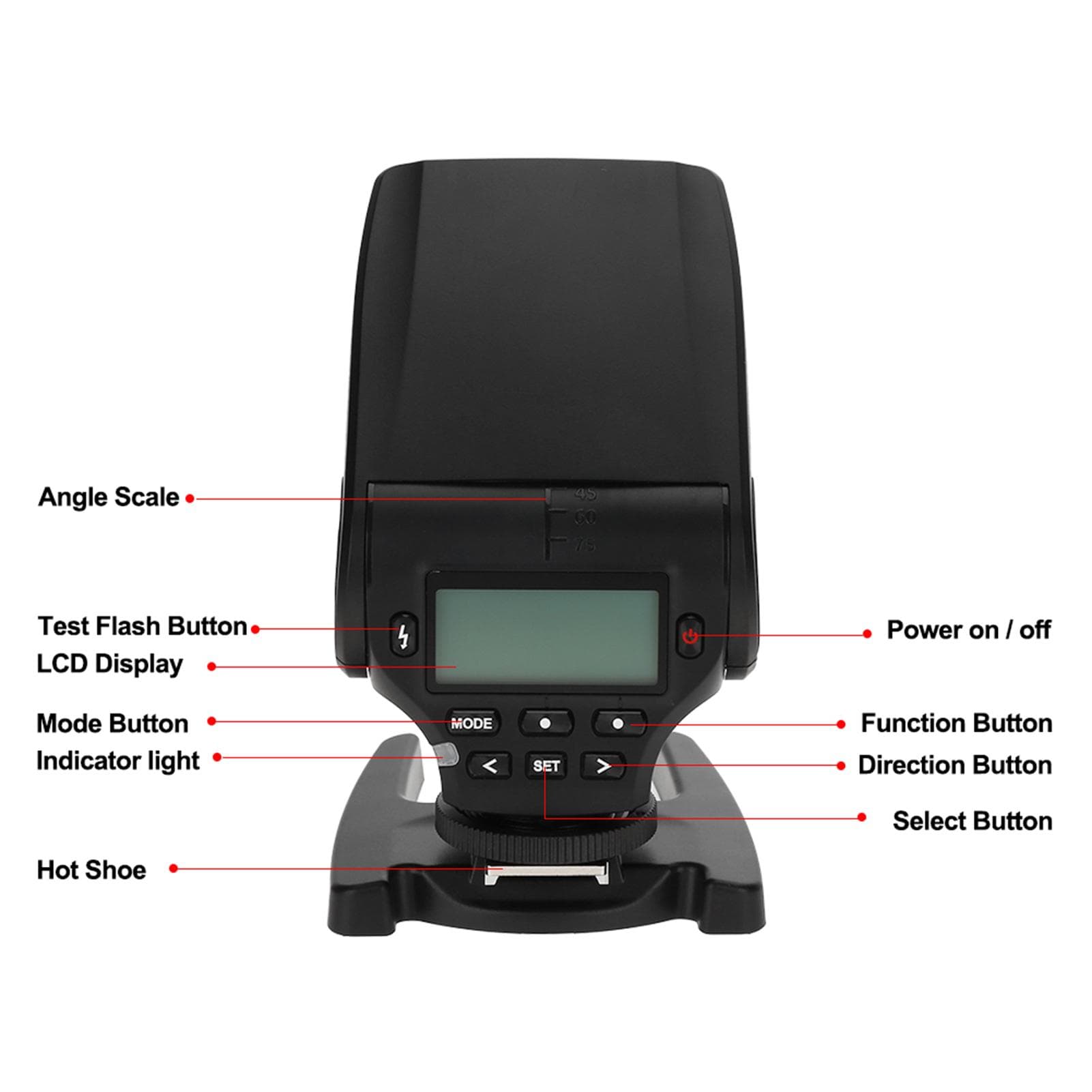 Meike MK320-P Flash Speedlite for Panasonic Olympus DSLR Cameras Photography Accessory