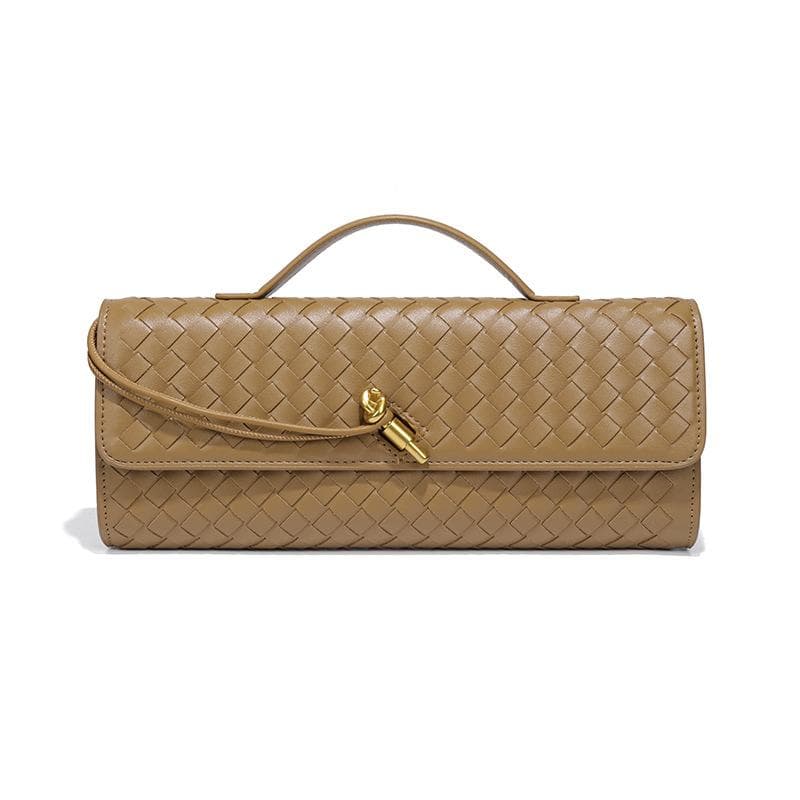 Hand-woven Bag, Fashionable Single-shoulder Traditional Baguette Bag, Organ Dinner Bag, Hand-held Crossbody Women's Bag