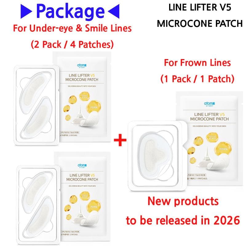 ATOMY Genuine Acropass Line Lifter 5 Patches Set Premium Anti-Aging Patch LINE LIFTER V5 MICROCONE PATCH