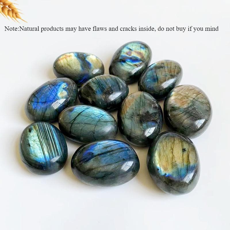 Colorful Natural Moonlight Stone Crystal Labradorite Nunatak Grey Shining Moonstone Decoration Craft 3-4cm