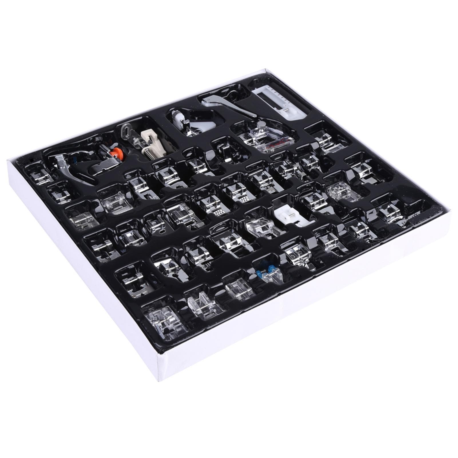 42 Pcsset Multifunction Sewing Machine Parts Braiding Blind Stitch Darning Presser Foot Feet