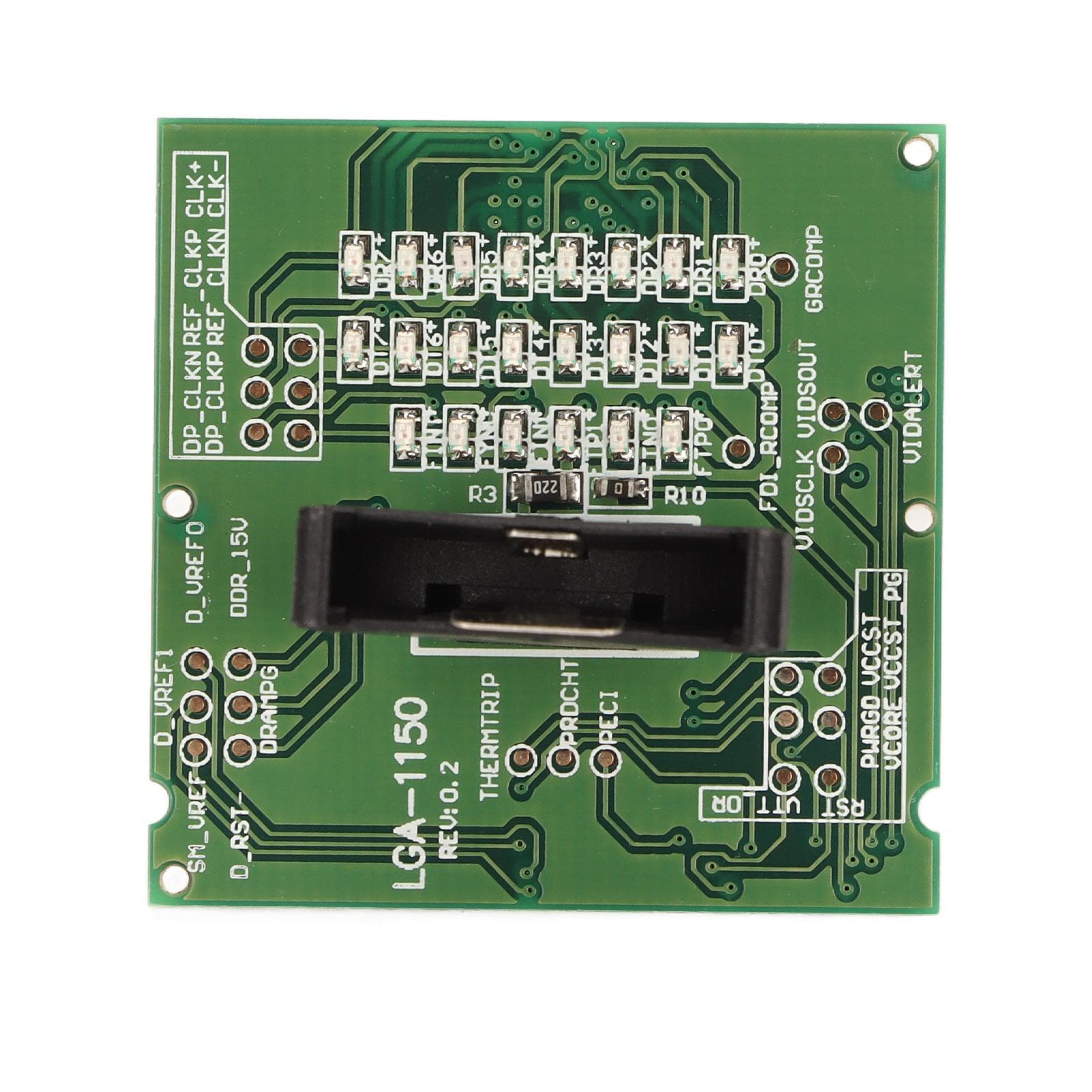 CPU Test Card Desktop Motherboard Test Card CPU Tester with Test Lights for Intel LGA1150 Interface